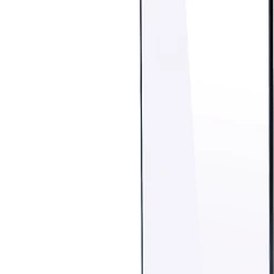 Della Francesca 120 X 200cm Frameless 10mm Safety Glass Shower Screen In Square Black DIY & Renovation