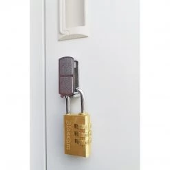 Salvatore Angelotti Furniture Grey 4-Door Locker For Office Gym Shed School Home Storage - Padlock-operated