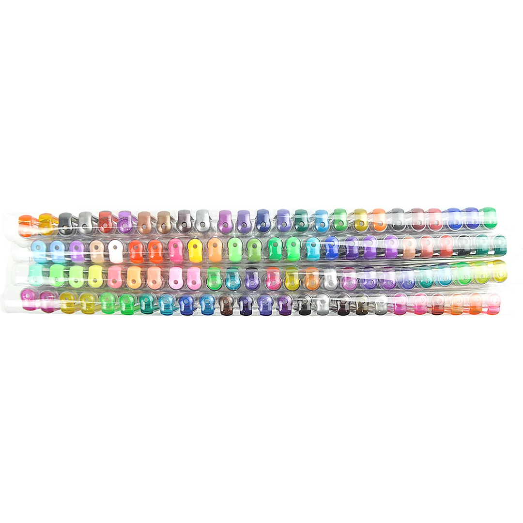Randy & Travis Machinery Glitter Gel Pens (100 Pack) With 2.5X More Ink - Craft, Kids & Adult Colouring Games & Hobbies