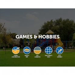 Randy & Travis Machinery 152cm Portable Tennis Table, Folding Ping Pong Table Game Set Games & Hobbies