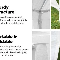Bariloche 3x3m Gazebo Outdoor Marquee Tent Canopy White