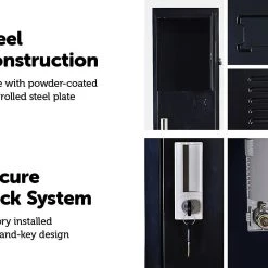 Salvatore Angelotti Furniture Four-Door Office Gym Shed Storage Lockers