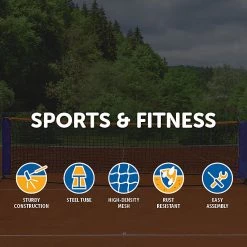 Randy & Travis Machinery 6 Meters Portable Foldable Mini Tennis Net & Post Set Games & Hobbies