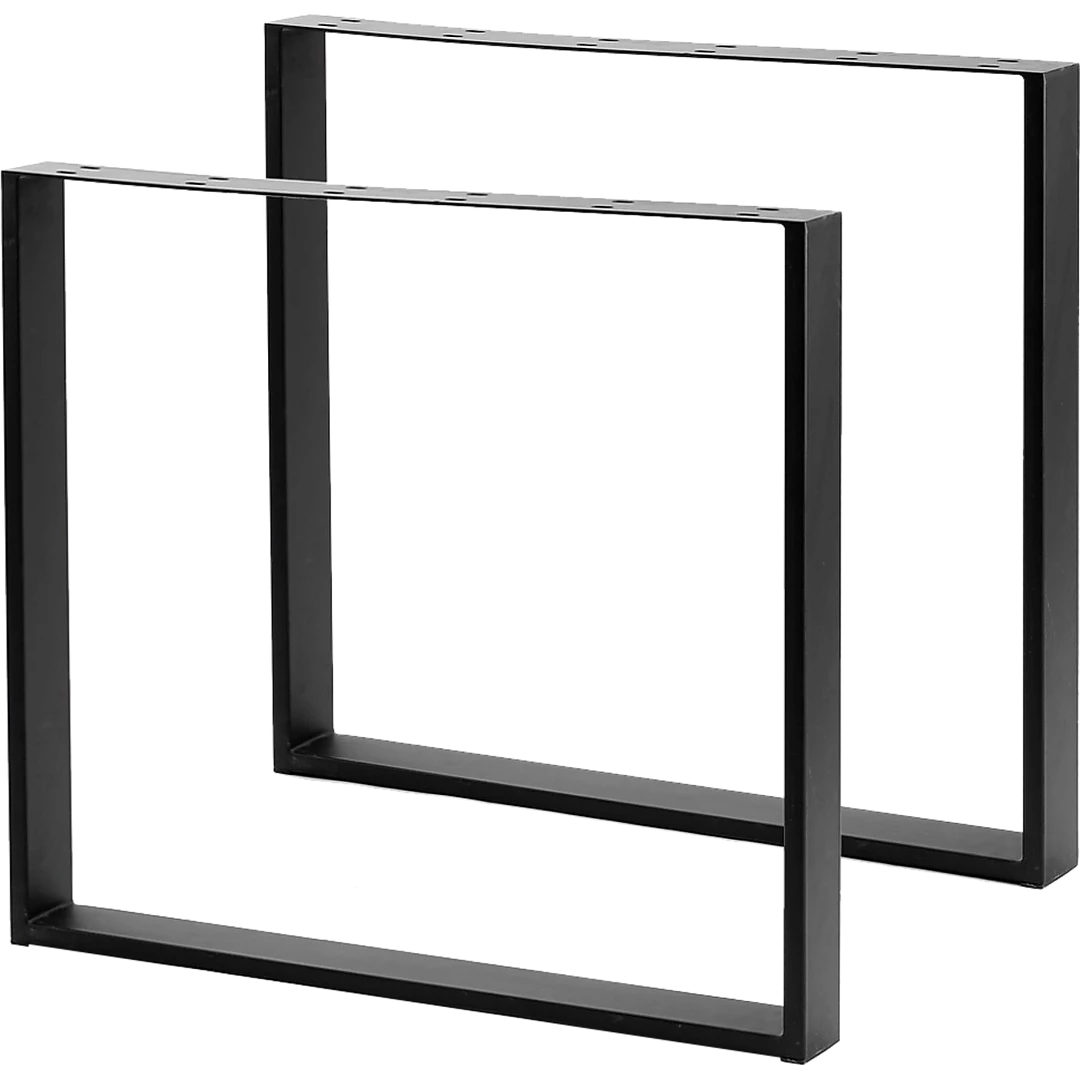 Randy & Travis Machinery Square-Shaped Table Bench Desk Legs Retro Industrial Design Fully Welded