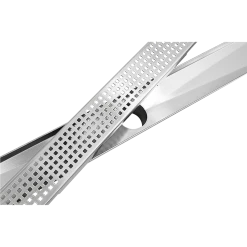 Della Francesca DIY & Renovation 80cm Bathroom Shower Stainless Steel Grate Drain W/ Centre Outlet Floor Waste