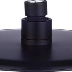 Della Francesca 200mm Shower Head Round 304SS Electroplated Matte Black Finish DIY & Renovation
