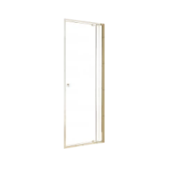 Della Francesca DIY & Renovation Front: (74~82) X 195cm Adjustable Semi Frameless Shower Screen In Chrome No Side Return