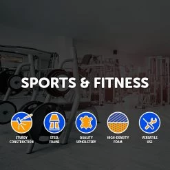 Randy & Travis Machinery FID Flat Incline Decline Bench Press W/ Leg Extension Sports & Fitness