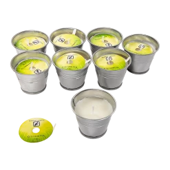Randy & Travis Machinery Home & Lifestyle 8x Mosquito Insect Bug Repellent Small Bucket Citronella Candles