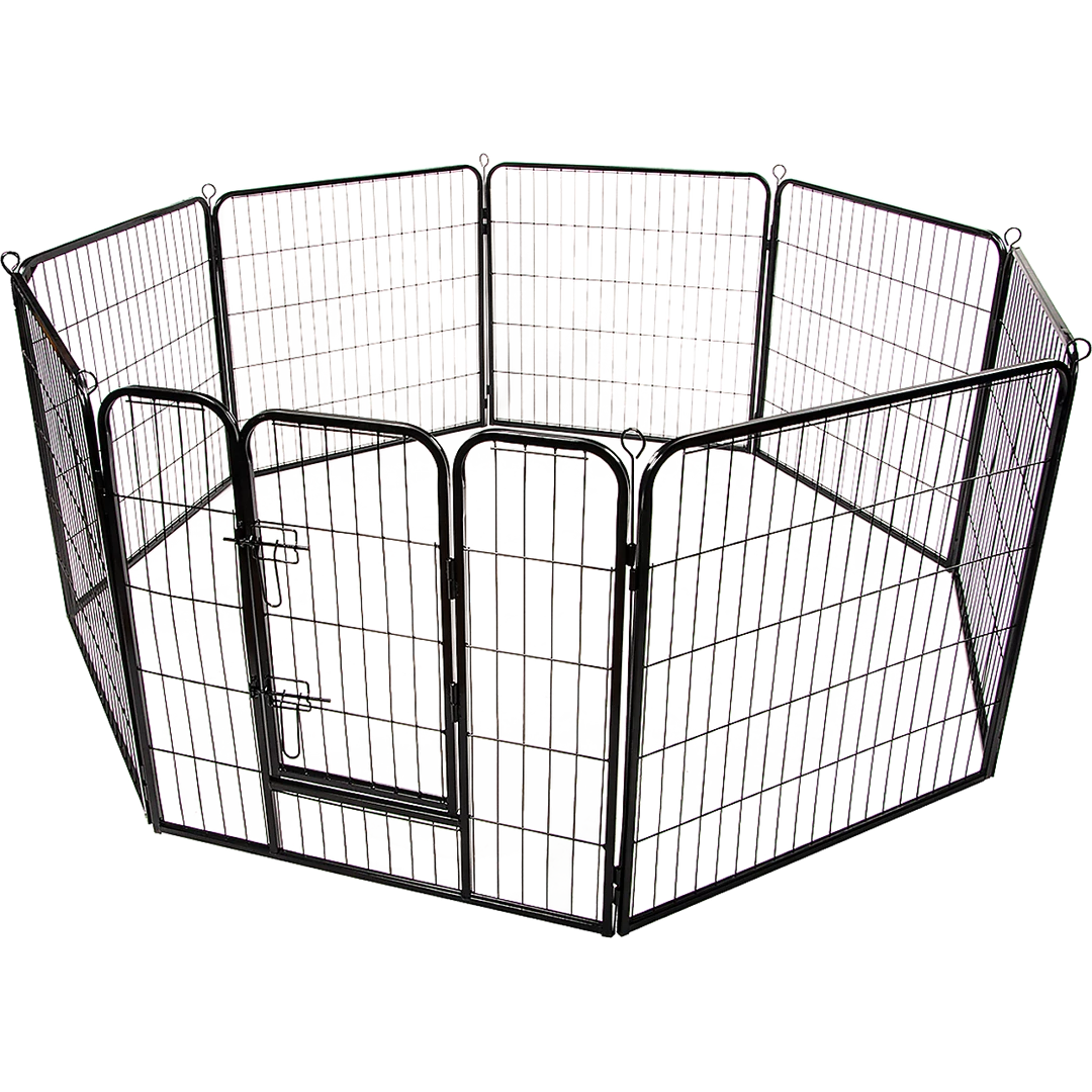 Randy & Travis Machinery Home & Lifestyle 8 Panel Heavy Duty Pet Dog Playpen Puppy Exercise Fence Enclosure Cage