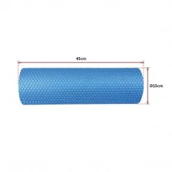 Randy & Travis Machinery 45 X 15cm Physio Yoga Pilates Foam Roller - Blue Sports & Fitness