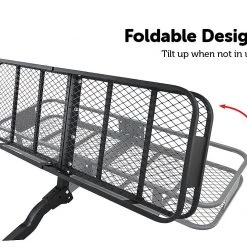 Randy & Travis Machinery Car Luggage Basket Trailer Hitch Cargo Carrier