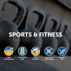 Randy & Travis Machinery Sports & Fitness 8KG, 12KG, 16KG Pro-Grade Steel KettleBell Set