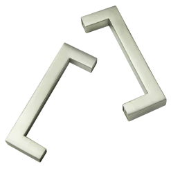 Randy & Travis Machinery Brushed Nickel Stainless Steel Kitchen Cabinet Square Drawer Pull Door Handles 15-Pack DIY & Renovation