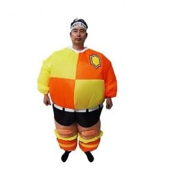 Salvatore Angelotti Games & Hobbies Football Fancy Dress Inflatable Suit -Fan Operated Costume