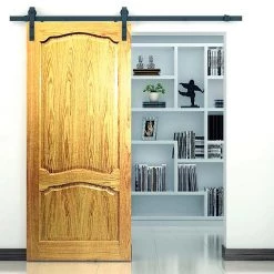 Randy & Travis Machinery Black Sliding Barn Door Hardware 2M DIY & Renovation