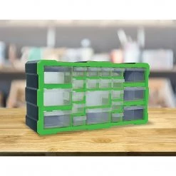 Randy & Travis Machinery 22 Multi Drawer Parts Storage Cabinet Unit Organiser Home Garage Tool Box Furniture