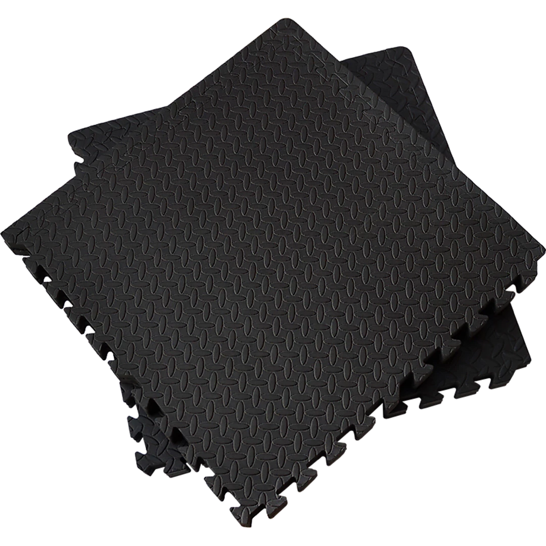 Randy & Travis Machinery 12 Tiles EVA Rubber Foam Gym Mat 60cm X 60cm 2.5cm Fitness Flooring Sports & Fitness