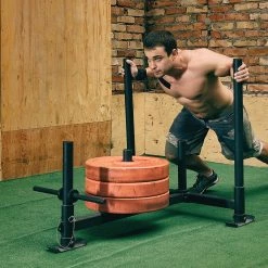 Randy & Travis Machinery Heavy Duty Gym Sled With Harness