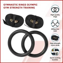 Randy & Travis Machinery Sports & Fitness Gymnastic Rings Olympic Gym Strength Training