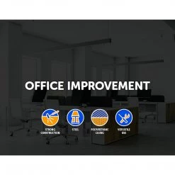 Randy & Travis Machinery Furniture 5x Office Chair Caster Wheels Set Heavy Duty & Safe For All Floors W/Universal Fit