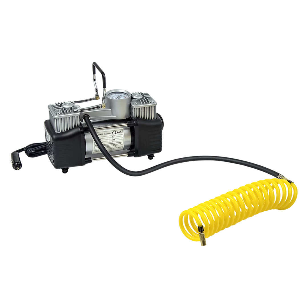 Randy & Travis Machinery 12V Car Air Compressor 4x4 Tyre Deflator 4wd Inflator Portable 85L/min