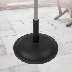 Randy & Travis Machinery 20kg Patio Sun Umbrella Base Durable Parasol Garden Stand Cement Round Outdoor & Leisure
