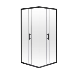 Della Francesca DIY & Renovation 800 X 1200mm Sliding Door Nano Safety Glass Shower Screen In Black