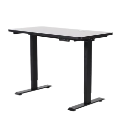 Furniture Palermo Standing Desk Sit Stand Height Adjustable Motorised 120cm Table Dual Motor