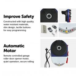 Randy & Travis Machinery 500N Max Automatic Garage Roller Door Opener Motor With Auto Reverse DIY & Renovation