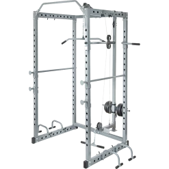 Randy & Travis Machinery Power Rack Squat Cage Stands W Lat Pulldown Home Gym