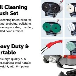 Brienz Electric Floor Polisher Timber Hard Tile Waxer Cleaner Buffer Home & Lifestyle