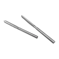 Randy & Travis Machinery DIY & Renovation Stainless Steel DIY Rope Balustrade Kit 3.2mm Swage 2 X Lag Screw Term - 10 Pack