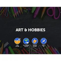 Randy & Travis Machinery Glitter Gel Pens (100 Pack) With 2.5X More Ink - Craft, Kids & Adult Colouring Games & Hobbies