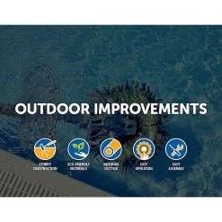 Bariloche Outdoor & Leisure Deluxe Automatic Swimming Pool Cleaner -For Above & In-Ground