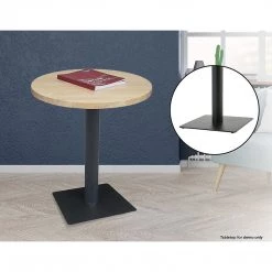 Randy & Travis Machinery Steel Square 45cm Restaurant Cafe Office Table Base Leg DIY & Renovation