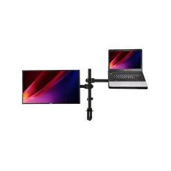 Randy & Travis Machinery Monitor Mount & Laptop And Tablet Shelf Stands Holders Adjustable Workspace Arm