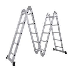 Randy & Travis Machinery 5.8m Multipurpose Ladder Aluminium Extension Folding Adjustable Step DIY & Renovation