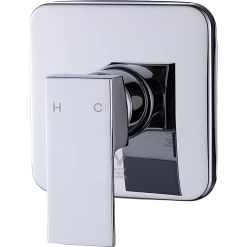 Della Francesca Shower Bath Mixer Tap Bathroom WATERMARK Approved - Chrome