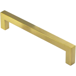Randy & Travis Machinery DIY & Renovation 15x Brushed Brass Drawer Pulls Kitchen Cabinet Handles - Gold Finish 256mm