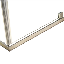 Della Francesca 1000 X 1000 X 1900mm Framed Safety Glass Pivot Door Shower Screen In CHROME