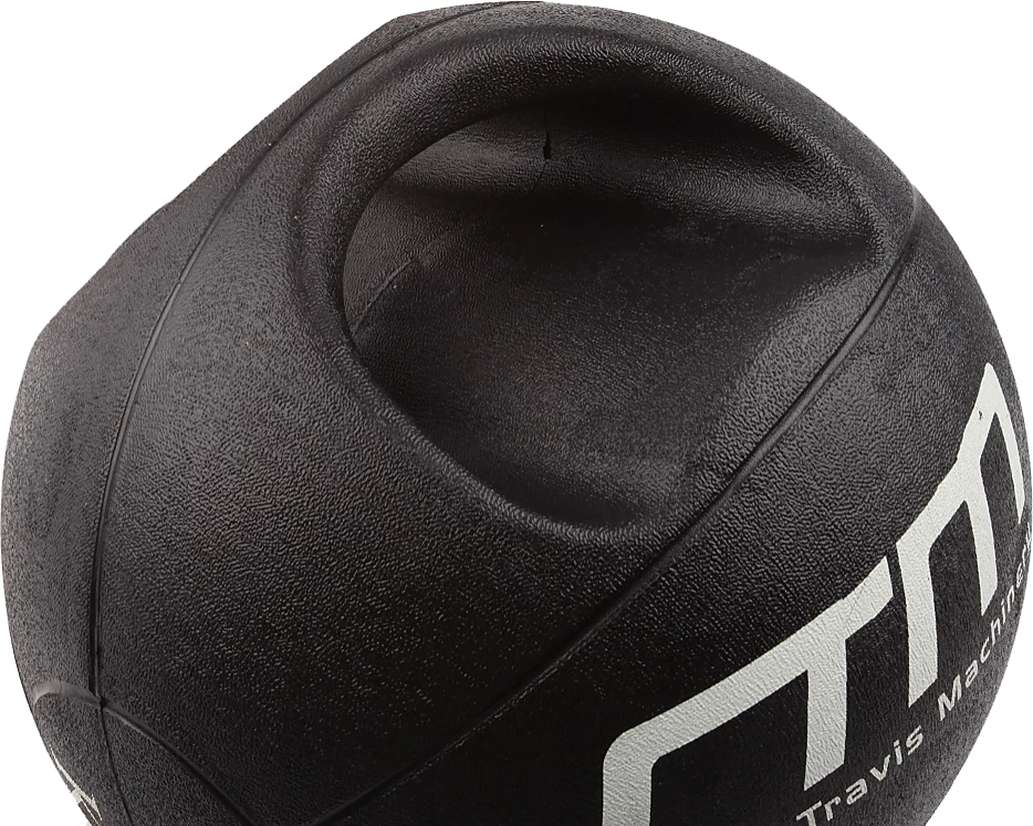 Randy & Travis Machinery 10kg Double-Handled Rubber Medicine Core Ball Sports & Fitness