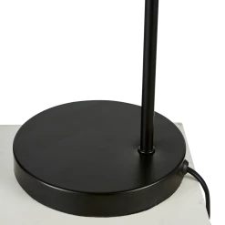 FactoryFast.com.au Home & Lifestyle Modern All Black Table Lamp Desk Light Timber Base Bedside Bedroom