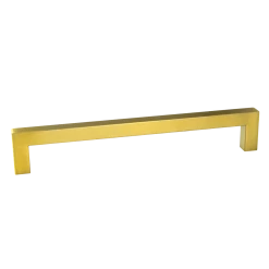 Randy & Travis Machinery Brushed Brass Drawer Pulls Kitchen Cabinet Handles - Gold Finish 192mm DIY & Renovation