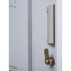 Salvatore Angelotti Furniture Grey 4-Door Locker For Office Gym Shed School Home Storage - Standard Lock With 2 Keys