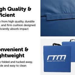 Randy & Travis Machinery Foldable Exercise Mat Gymnastics Martial Arts Yoga Karate Judo Sports & Fitness
