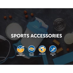 Randy & Travis Machinery 2x Protein Gym Shaker Premium 3 In 1 Smart Style Blender Mixer Cup Bottle Spider