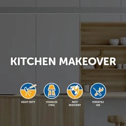 Randy & Travis Machinery Home & Lifestyle 3 Tiers Food Trolley Cart Stainless Steel Utility Kitchen Dining Service