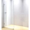 Della Francesca DIY & Renovation 90 X 200cm Frameless 10mm Safety Glass Shower Screen CHROME