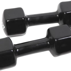 Randy & Travis Machinery 5kg Dumbbells Pair PVC Hand Weights PVC Coated